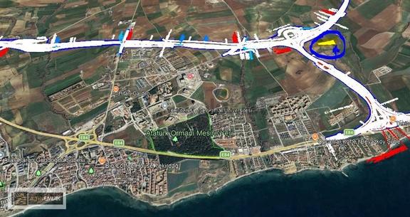 Tekirdağ Gazioğlu Kayıtlı Otoban Yanı Satılık 14.200 M2 Tarla 1