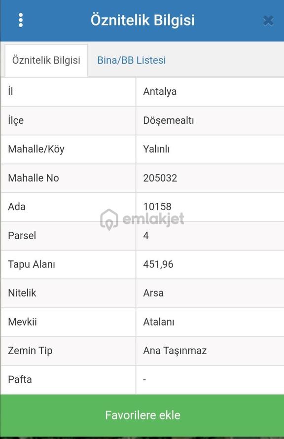 Türk Emlak'tan Döşemealtı Yalınlı'da Satılık Arsa 2