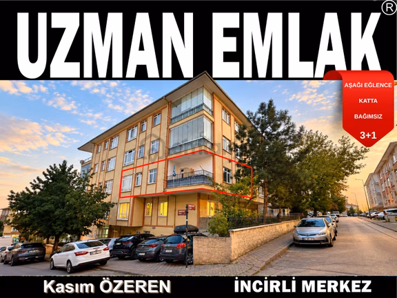 Uzman Emlak Ofisinden A.eğlence'de Giresun Cad.yakını Katta Bağımsız Ön Cephe 3+1 Daire 1