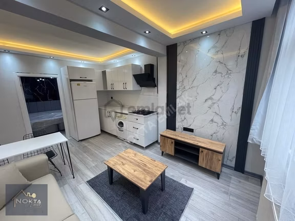 Nokta Emlaktan 1+1 Eşyalı Masrafsız Mülkiyetli 2