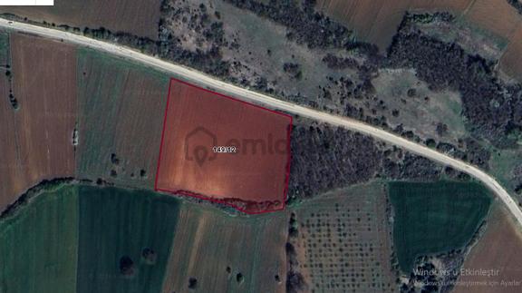 Satılık 13 Dönüm Tarla 113 Metre Resmi Yol Cepheli 2