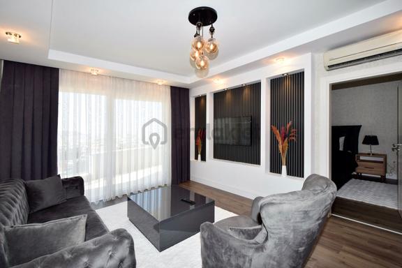 Cikcilli'de Vesta Garden Deniz Ve Dağ Manzaralı 1+1 Eşyalı Daire 2