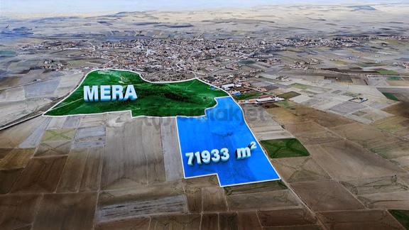 Gebeceler'de Meraya Sıfır 72 Dekar Satılık Tarla 1