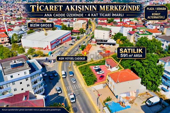 Lavi Ali Darıca Satılık Anacadde 591m2 Satılık 4 Kat Ticari Arsa 2
