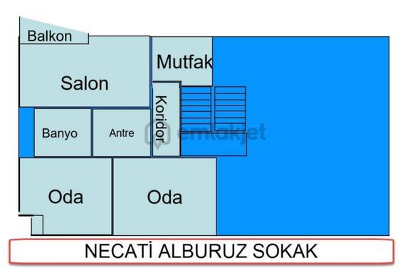 Gayrettepe Baü. Arkası N.alburuz Sokakta 2+1 Eşyalı Daire 2