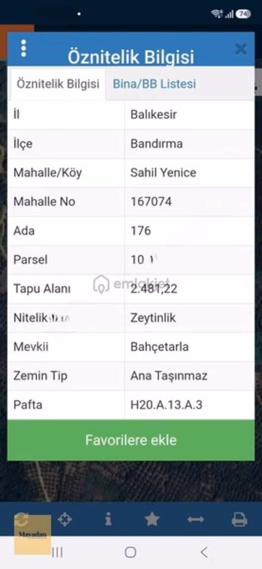 Mayadan Gyo A.ş. Den Sahil Yenice De Satılık Arsa 2