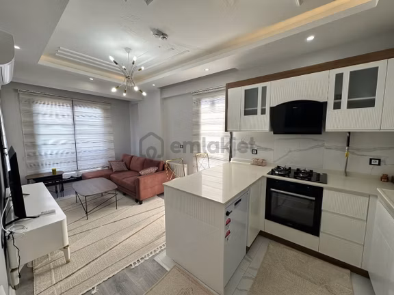 Mezitli'de Deniz Manzaralı, Satılık 1+1 Ferah Daire 1