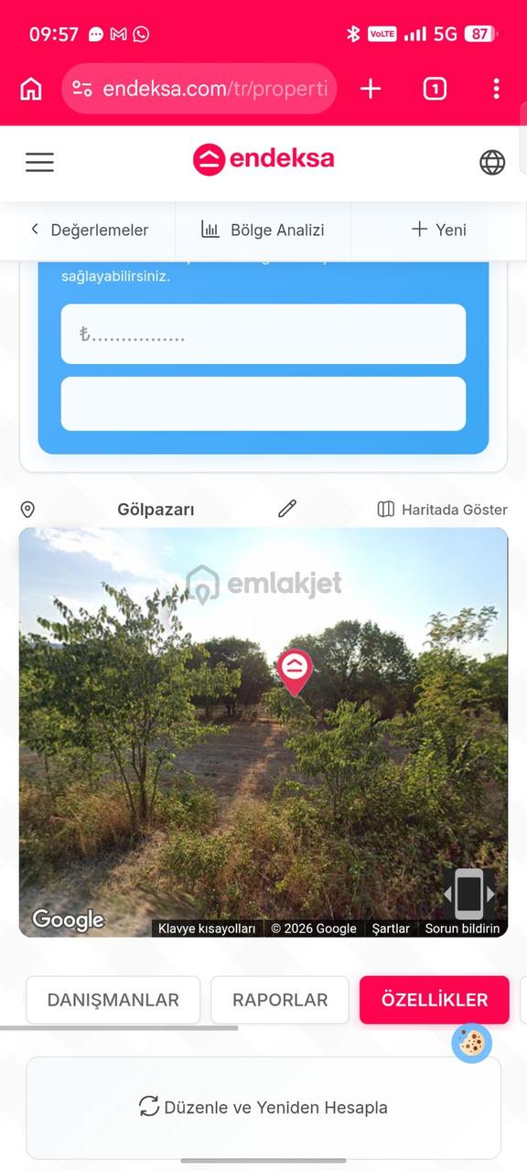 Bilecik Gölpazarı Karaağaç Köyü'nde Satılık 3668 M² Tarla 2