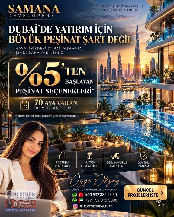 Dubaı’de Faızsız Düşük Peşınatlı Taksıtlerle Yaşam Kalıtenızı Arttırın 2