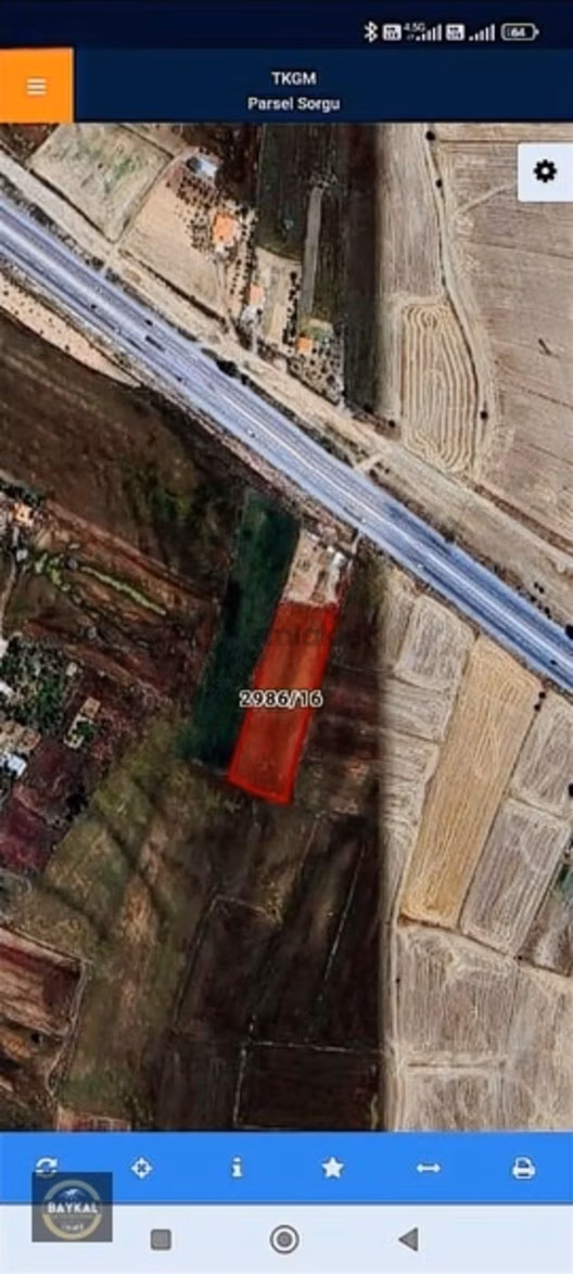 Talas Mengücekte Malatya Yoluna Yakın Yatırımlık Tek Tapu Tarla 2