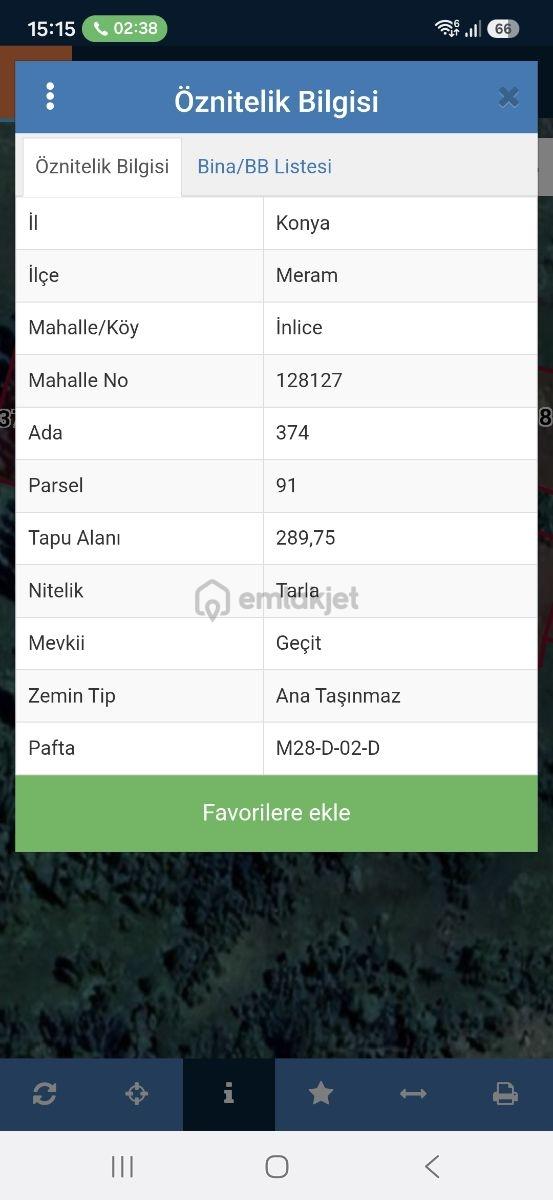İnlice Mahallesinde Satılık 290 M2 Mustakil Tapulu Bahçelik 2
