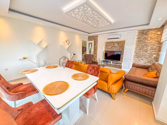 Alanya Kestel Satılık 3+1 Lüks Eşyalı Dubleks Daire 2