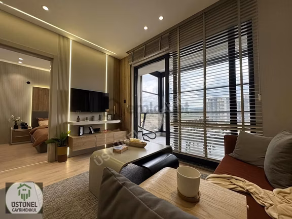 Üstünel'den Kızılcıklı'da Havuzlu Sitede Lüks Eşyalı Daire 1