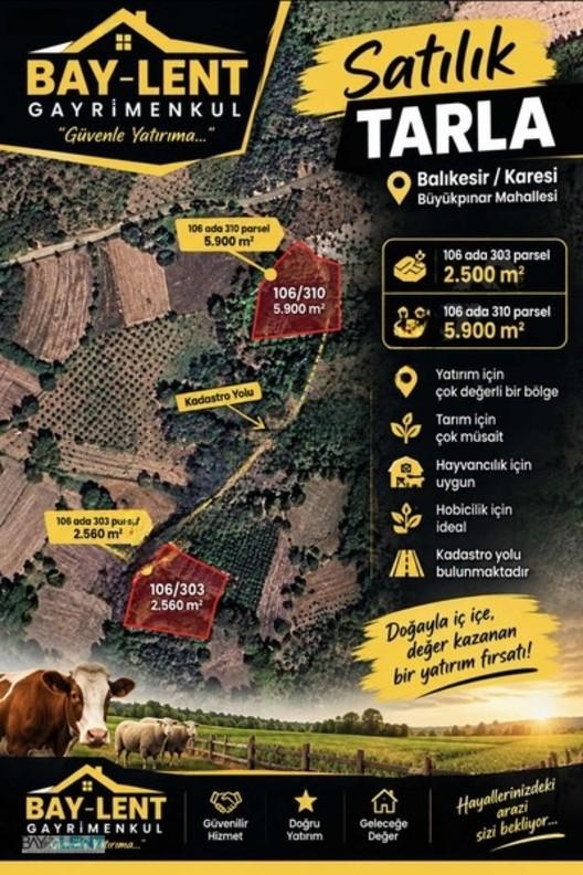 Baylent Gayrimenkuldan Uygun Ve Değerlı Ikı Adet Tarla 1