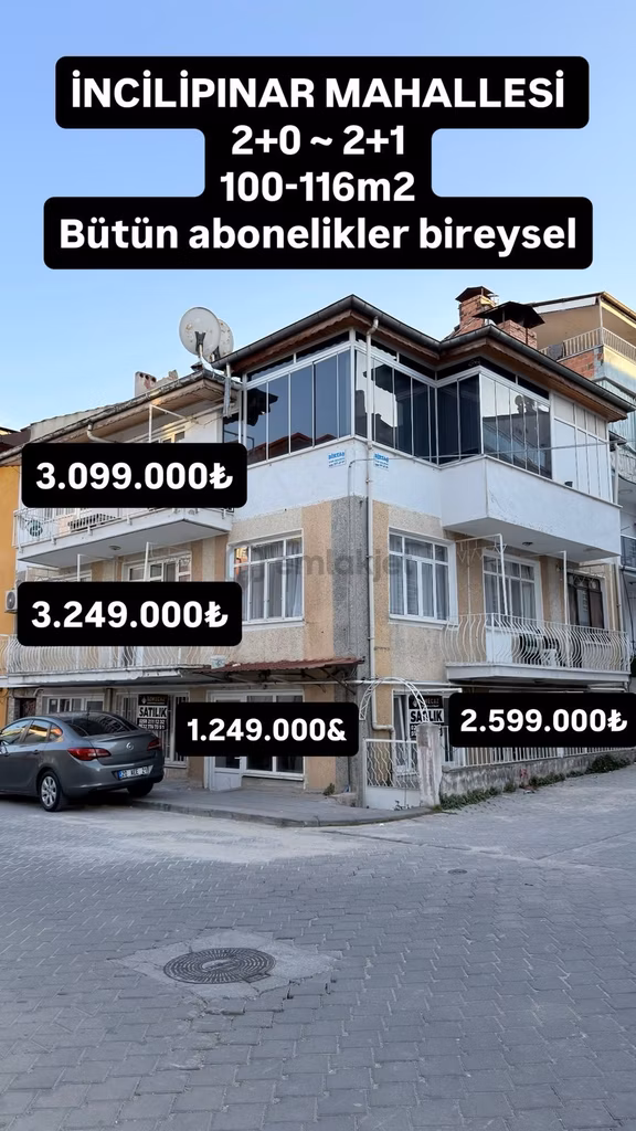 İncilipınar'da 2+0 110m2 Balkonlu Kombili Daire 1