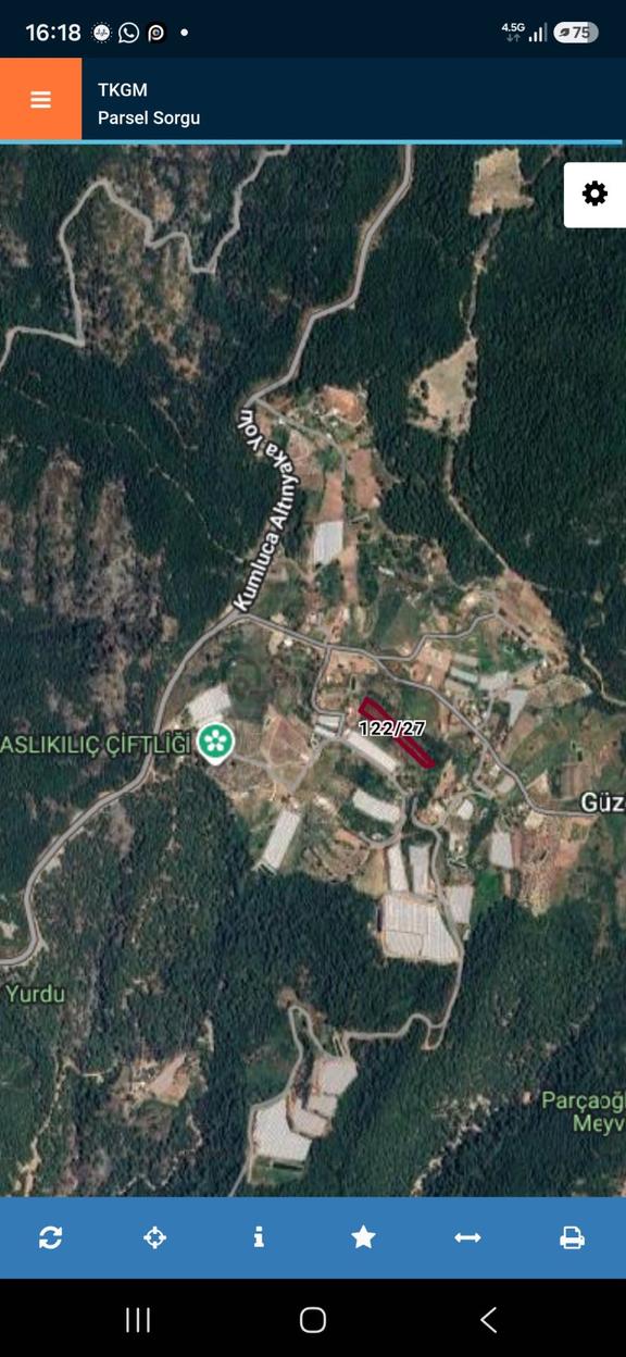 Kumluca Güzören'de Satılık 500 M² Köyiçi Tarla 2