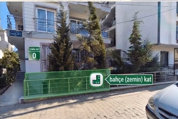 Didim Cumhuriyet Mahallesi'nde Bahçe Katı Kiralık 2+1 Daire 2