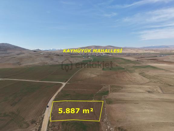 Meram Kayıhüyük'te Yola Cephe 5887 M² Satılık Tarla 1