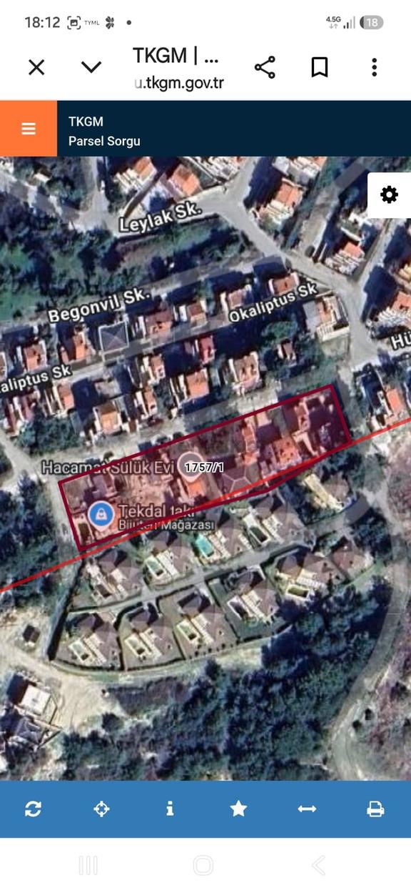 Kuşadası Karaova 1757 Ada 1 Parsel 165 M2 Konut Imarlı Arsa 1