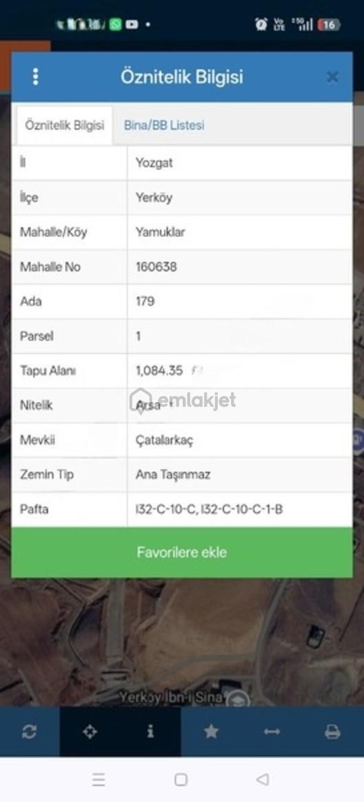 Ankara Yolunda 1085 Metre Arsa 2