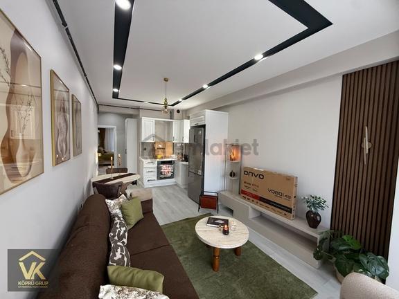 Vk Köprü Grup'tan Kiralık Tramvaya Yakın Lüks Eşyalı 1+1 Daire 1