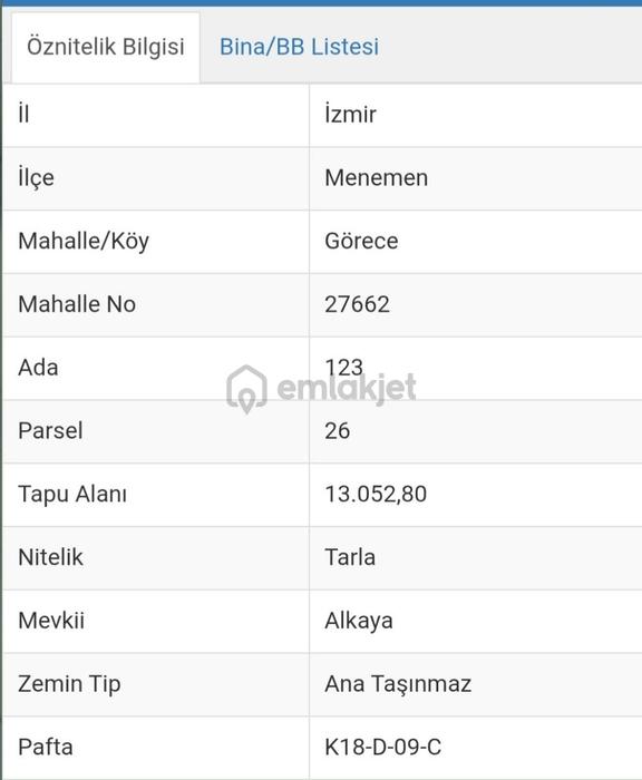 İzmir Menemen 61 Dönüm Detaylı Bilgi Açıklamada 2