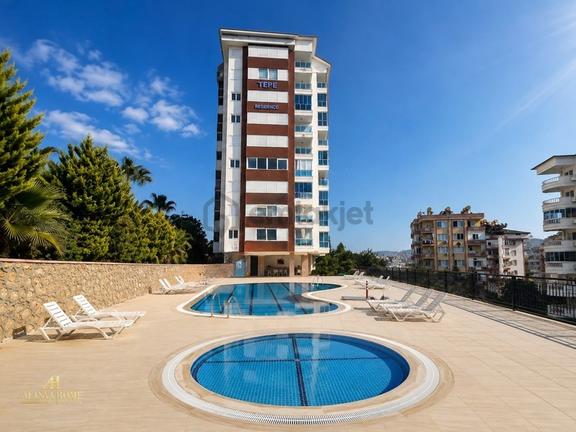 Alanya Tosmur Tepe Residence 1+1 Geniş Eşyalı Deniz 800 M 1