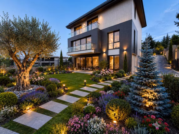 Yeşil Barış Sitesine Sınır 6+2 Mükemmel Sıfır Natamam Villa 1