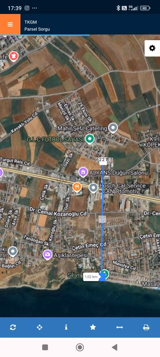 Silivri Yeni Mh Murat Çeşme Yatırımcı *** 372m2 Denize 1 Km 1