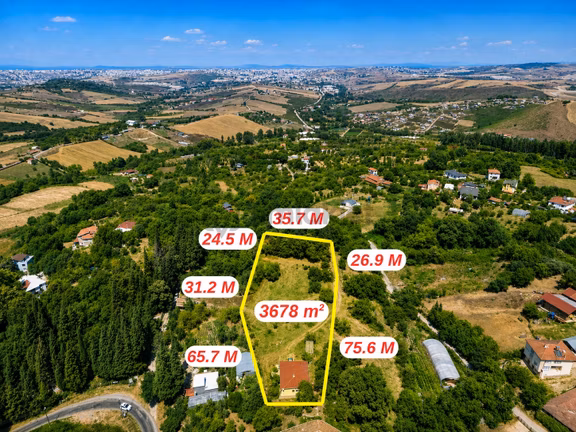 Yalova Çiftlikköy Gacıkda 3678 M2 İçinde Satılık 2+1 Müstakil Ev 1