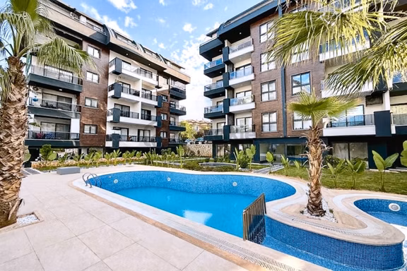 Alanya Oba'da Aktiviteli Butik Sitede Satılık Eşyalı 2+1 Daire 1