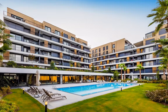 Berk Emlak'tan Aryom Koru 1.etap'ta Sıfır Eşyalı 1+1 Kiralık 2