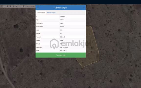 Kapadokya'da En Sessiz Kamping Alanı 5.565m2 2