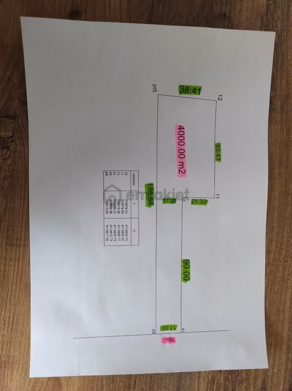 Kızıltepe Halkalı (kılebin) Yolu Üzeri Satılık Arsa 2