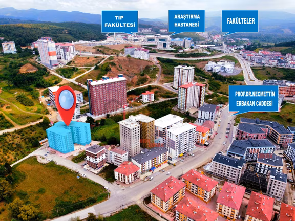 Hak Emlak'tan Üniversite Bölgesinde Kiralık 2+1 Eşyalı Daire 2