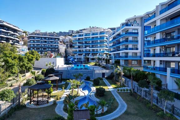 Alanya Kargıcakta Özel Bahçeli Full Aktiviteli Komplekste 2+1 Bahçe Dubleks 1