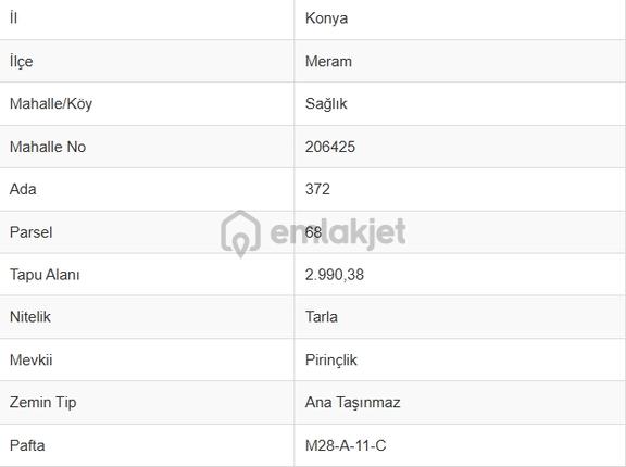 Yksden Meram Sağlıkta Antalya-konya Yoluna Yakın Satılık Tarla 2
