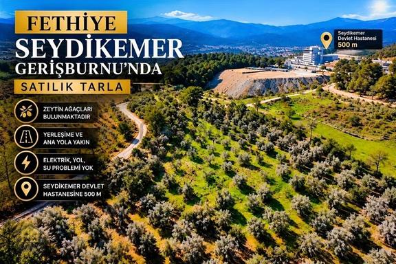 Gerişburnunda 1.279 M² Müstakil Tapulu Satılık Tarla