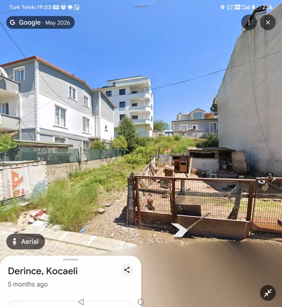 Derince Çınarlı Mahallesi Deniz Manzaralı 240 M² Konut İmar Satılık Arsa 1