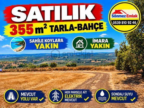 Mudanya Esence'de Eşkel Göktepe Meviiinde 355 M² Deniz-doğa Manzaralı Satılık Tarla-bahçe 1