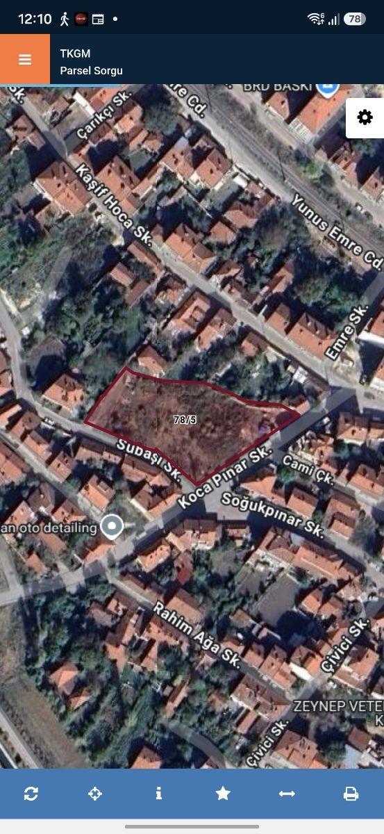 Çarşı Mahalle De 2584 M2 Arsa Da138 M2 Hisse'si Satılık 1