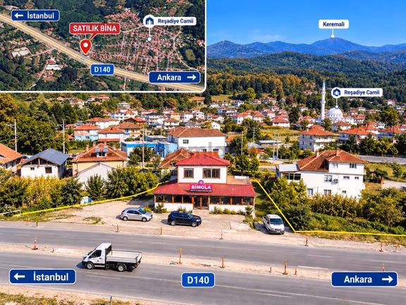 Mg Emlak'tan Reşadiye Mahallesinde Satılık İş Yeri Ve Arsası 2