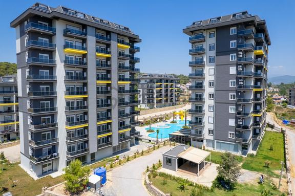 Alanya Avsallar Lüks Site İçi Satılık 1+1 Daire 1