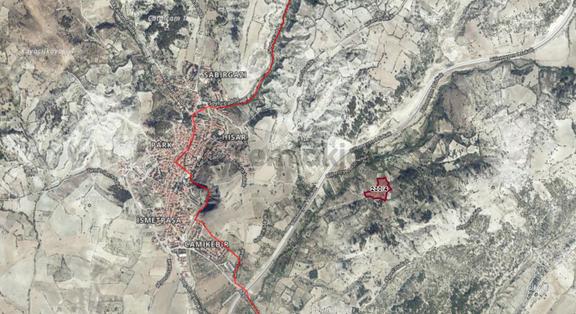 Eskı Gedız Hısarda 14362 M2 Kadastral Cepheli Satılık Arazi 2