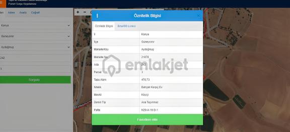 Güneysınır Aydoğmuş 476,76 M2 Arsa+ Ev 1