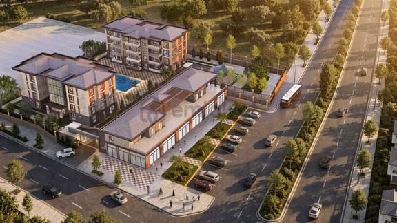 İnşaat Firmasından Ultra Lüks Sitede 2+1-3+1 Satılık Daireler 1