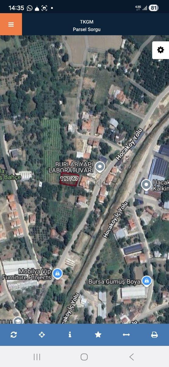 İnegöl Hocaköyde, Şehre Sadece 2 Km Mesafede, 770 M2 Arsa 2