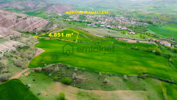 Tokat Artova Ağmusa Mahallesin De 4.851 M² Müstakil Tapulu Tarla 2