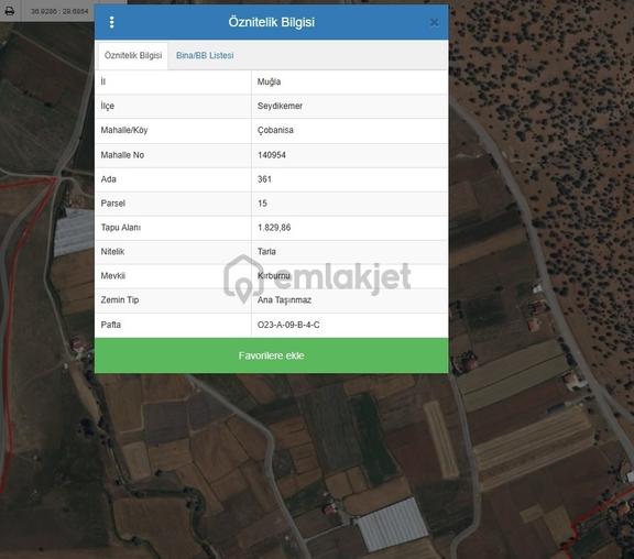 Seydikemer Çobanisada Satılık Yatırımlık Tarla 2
