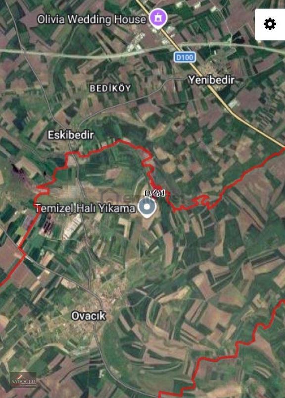 Lüleburgaz Ovacık Köyün'de 8.597 M2 Satılık 1